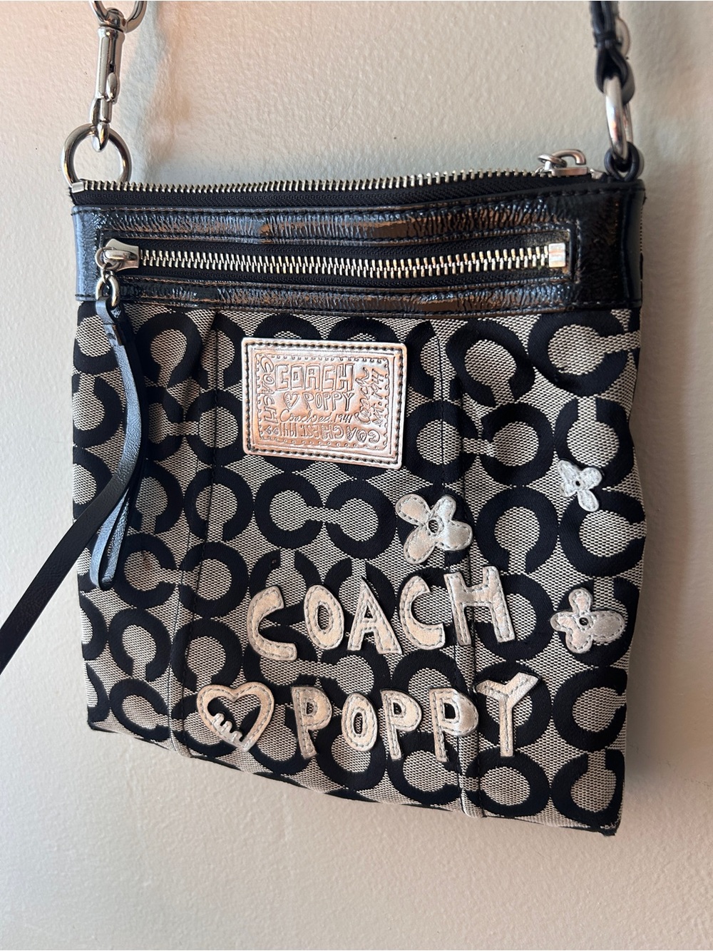 Coach Poppy Signature Crossbody Bag